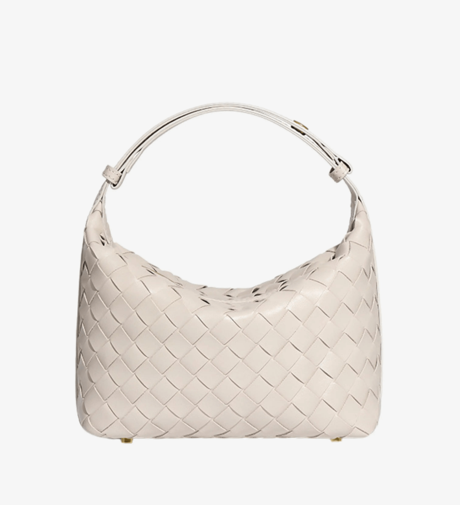 Burgundy Woven Leather Shoulder Bag – Soft Hobo Handbag