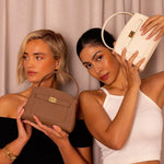 Elegant Structured Top Handle Handbag with Shoulder Strap