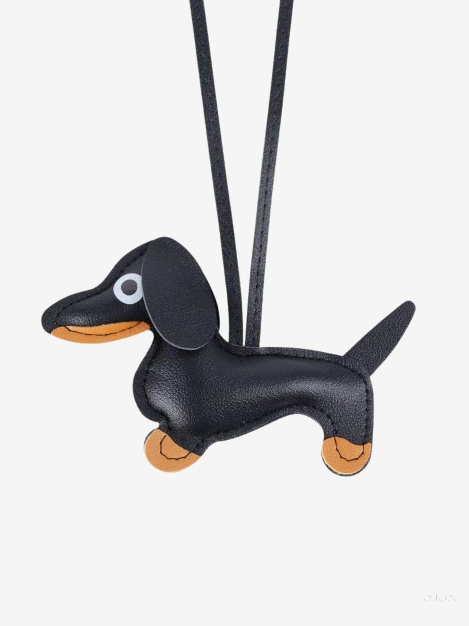 Gaelith Dachshund Leather Bagcharm – Cute & Stylish Accessory