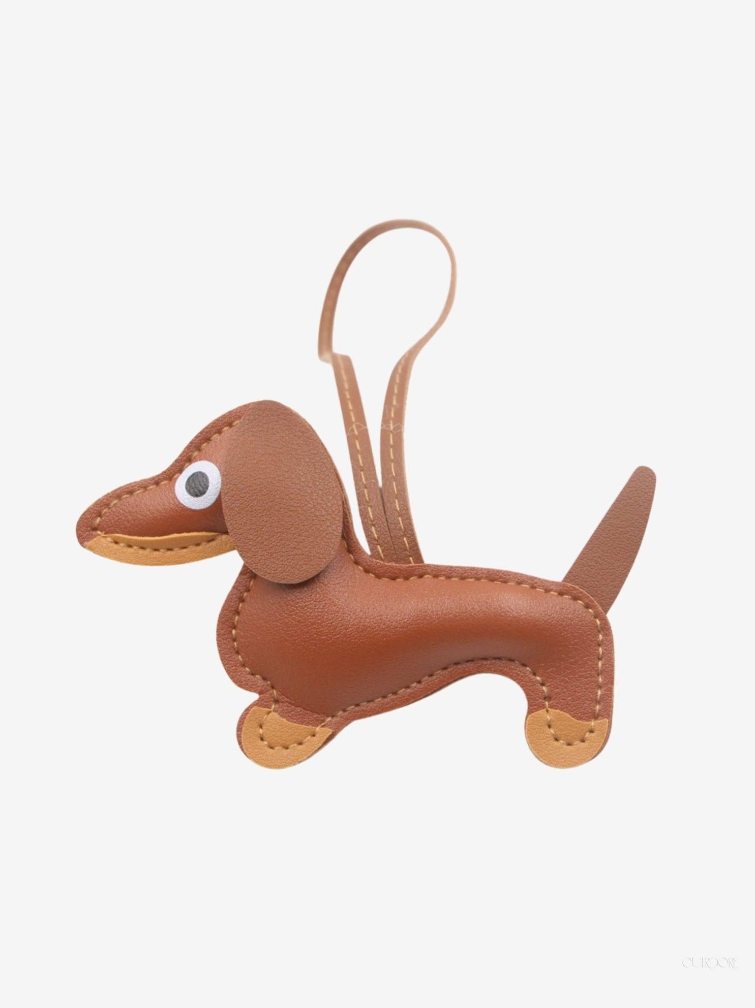 Gaelith Dachshund Leather Bagcharm – Cute & Stylish Accessory