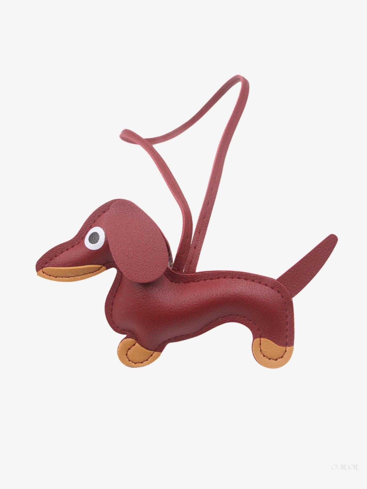 Gaelith Dachshund Leather Bagcharm – Cute & Stylish Accessory
