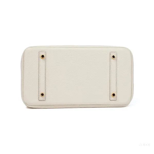 Genuine Leather Handbag — Elegant structure, timeless sophistication