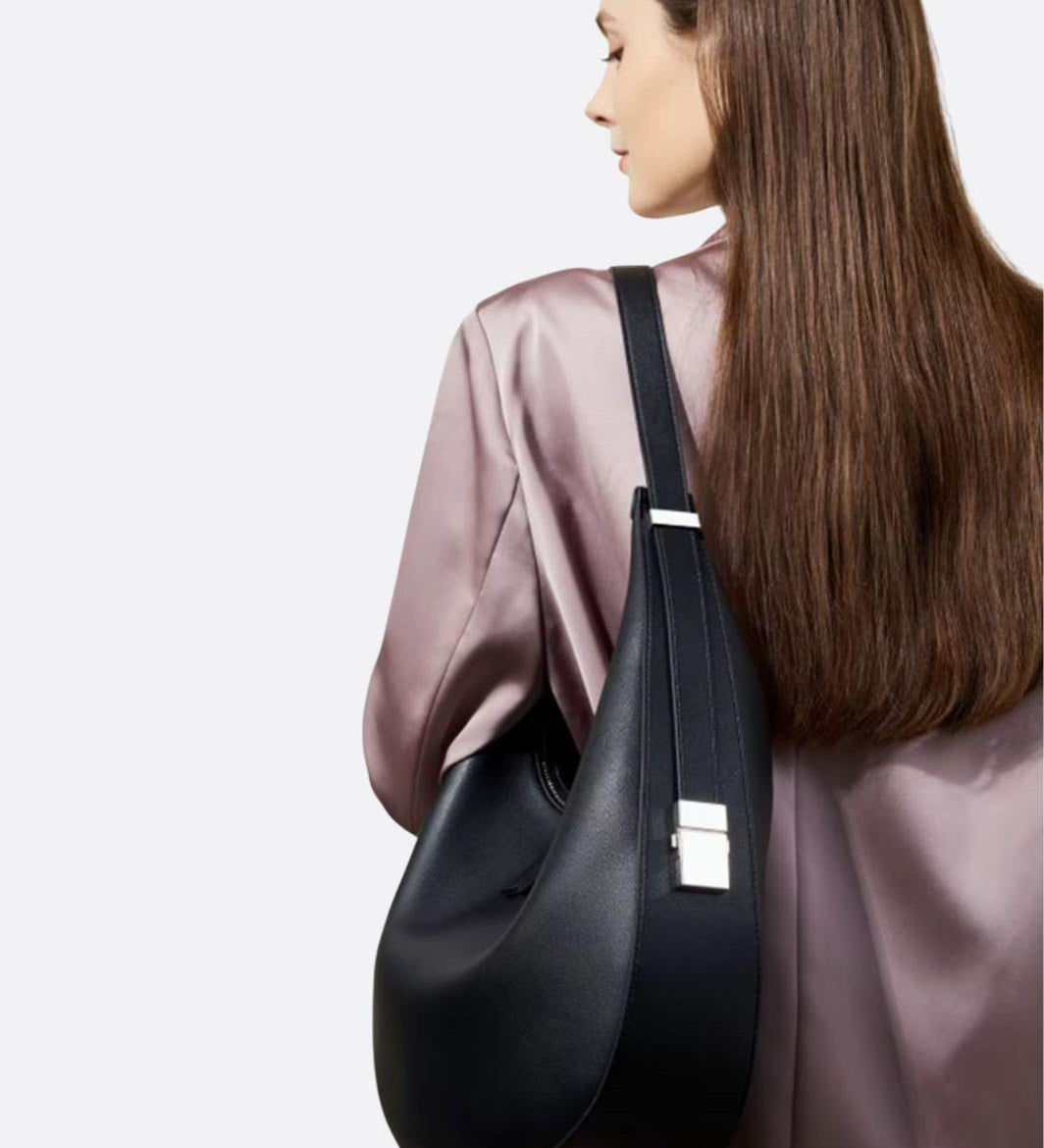 Half-Moon Shoulder Bag – Minimalist Modern Everyday Handbag