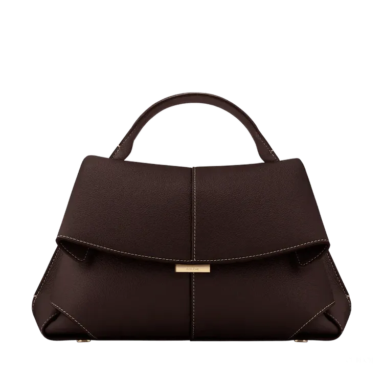 Luxury Structured Top Handle Handbag – Modern Elegant Everyday Bag