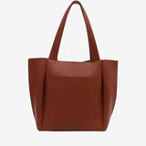 Minimalist Structured Tote Bag – Spacious Everyday Shoulder Handbag