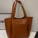 Minimalist Structured Tote Bag – Spacious Everyday Shoulder Handbag
