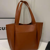 Minimalist Structured Tote Bag – Spacious Everyday Shoulder Handbag