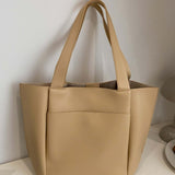 Minimalist Structured Tote Bag – Spacious Everyday Shoulder Handbag