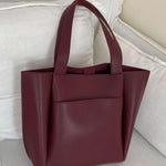 Minimalist Structured Tote Bag – Spacious Everyday Shoulder Handbag