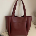 Minimalist Structured Tote Bag – Spacious Everyday Shoulder Handbag