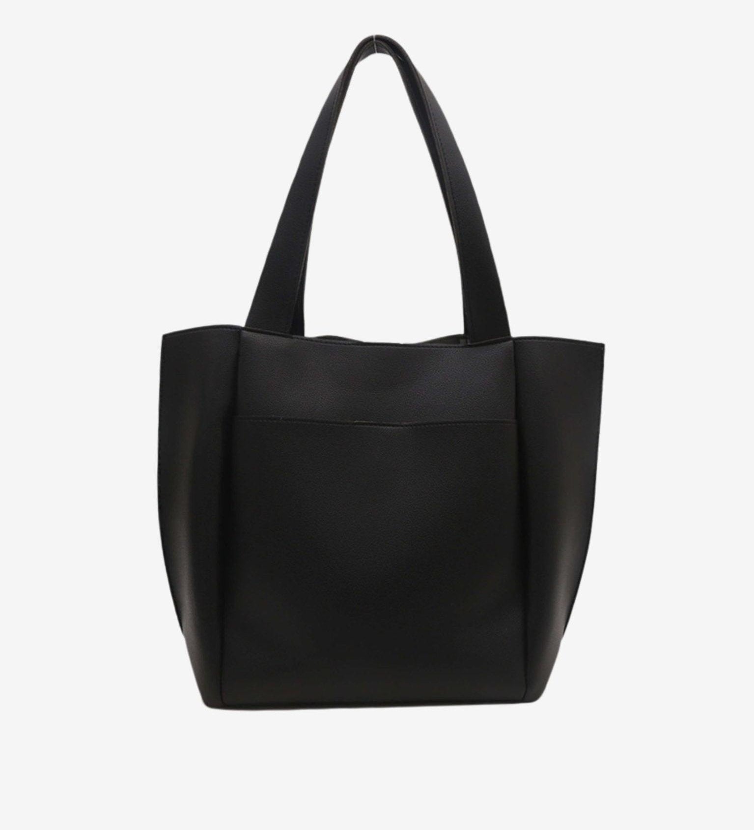 Minimalist Structured Tote Bag – Spacious Everyday Shoulder Handbag
