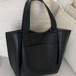 Minimalist Structured Tote Bag – Spacious Everyday Shoulder Handbag