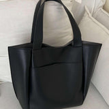 Minimalist Structured Tote Bag – Spacious Everyday Shoulder Handbag