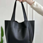 Minimalist Structured Tote Bag – Spacious Everyday Shoulder Handbag