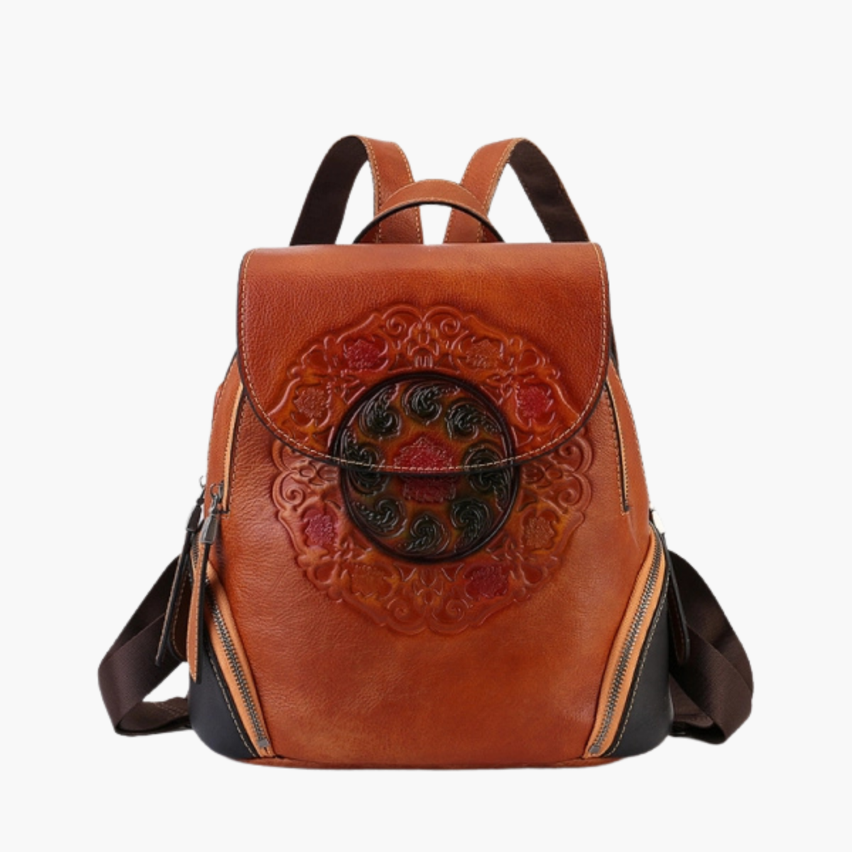 Sac à Dos Cuir Mandala