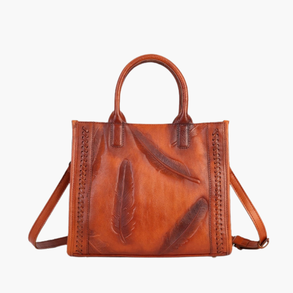 Tote Plume Cuir