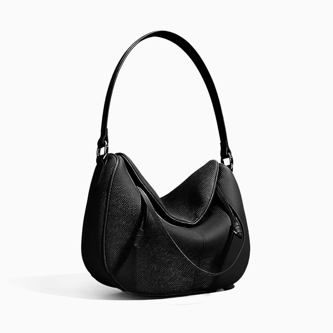 Sac à épaule en cuir Paloma – Sac hobo moderne de créateur pour femme