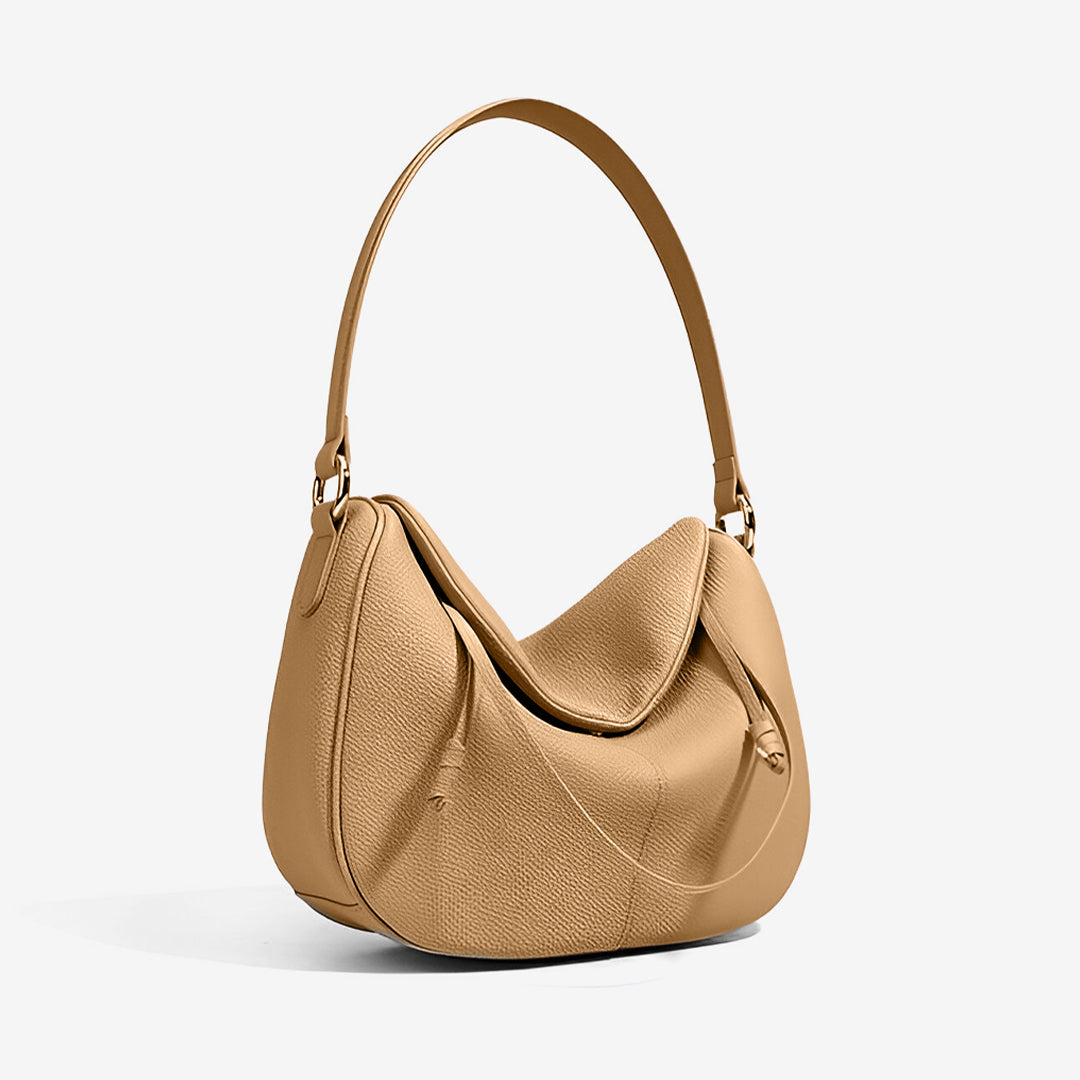 Sac à épaule en cuir Paloma – Sac hobo moderne de créateur pour femme