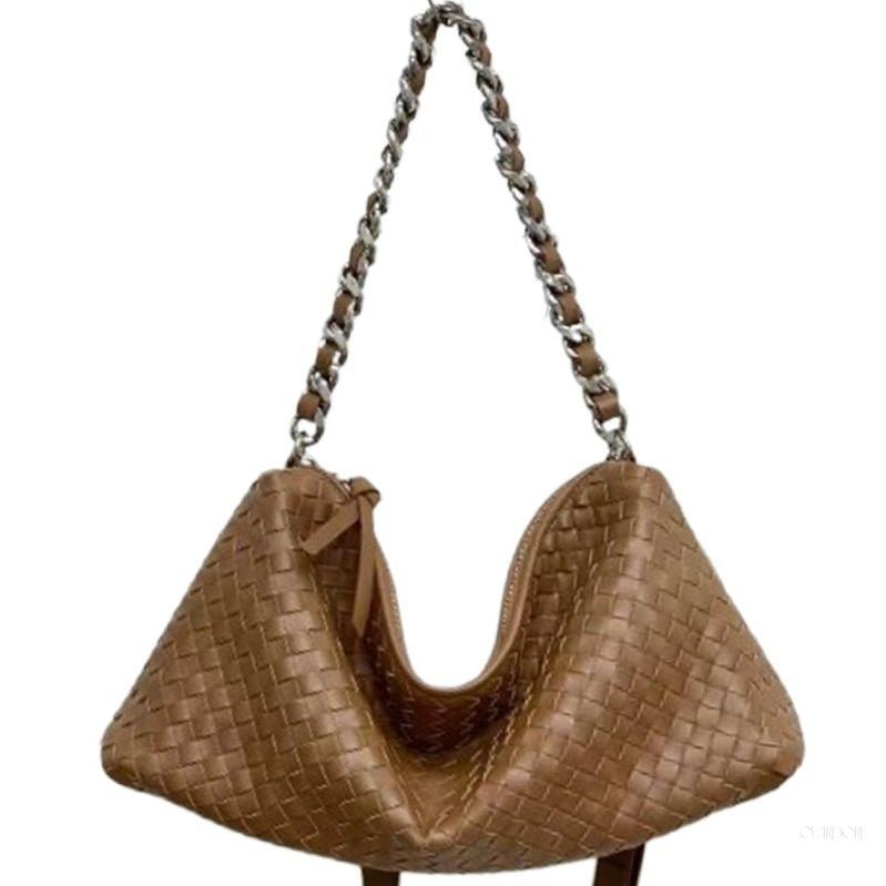 Sage Green Woven Leather Hobo Bag – Chic, Soft & Effortlessly Stylish