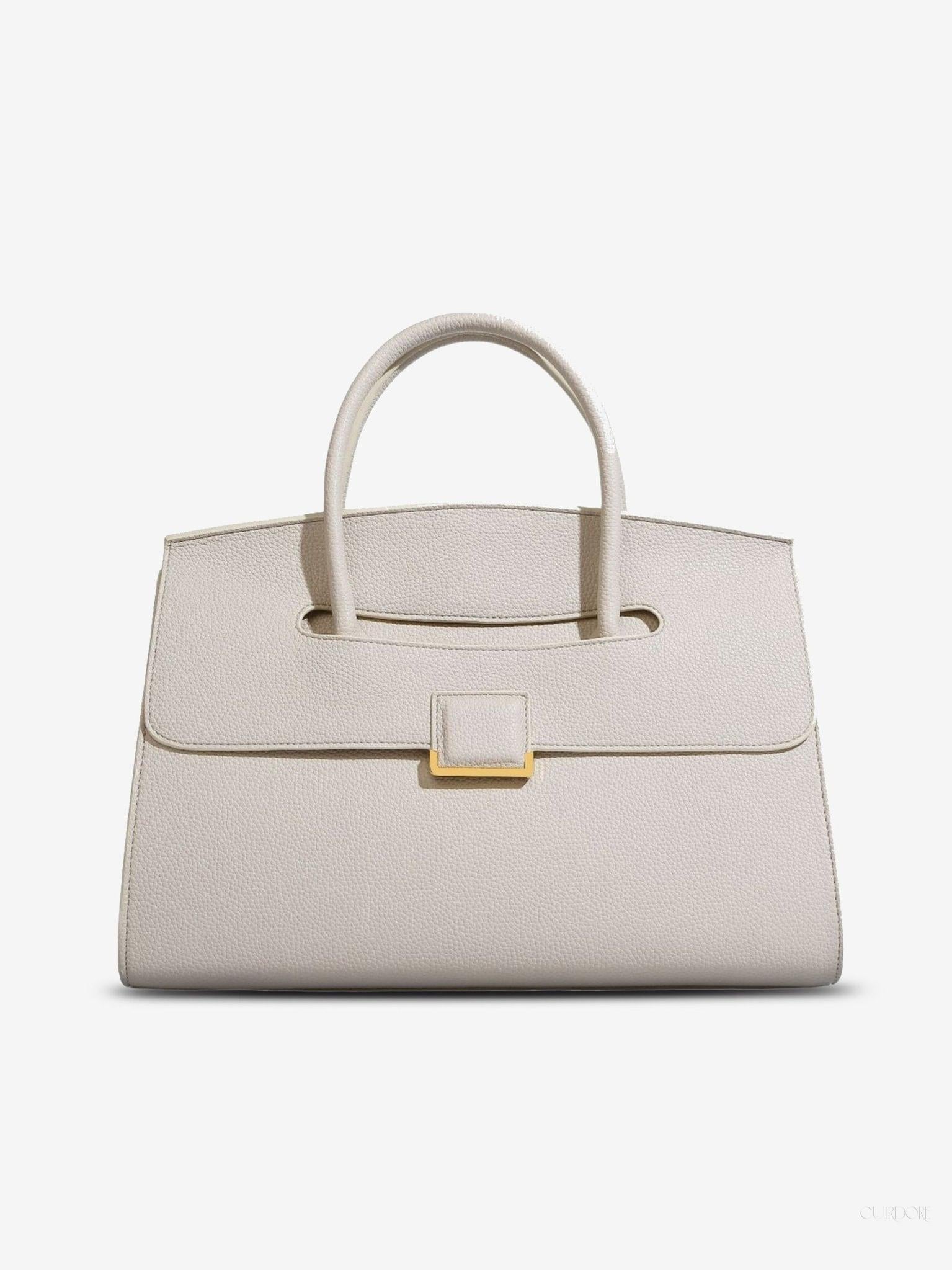 Structured Top-Handle Satchel – Elegant Classic Handbag