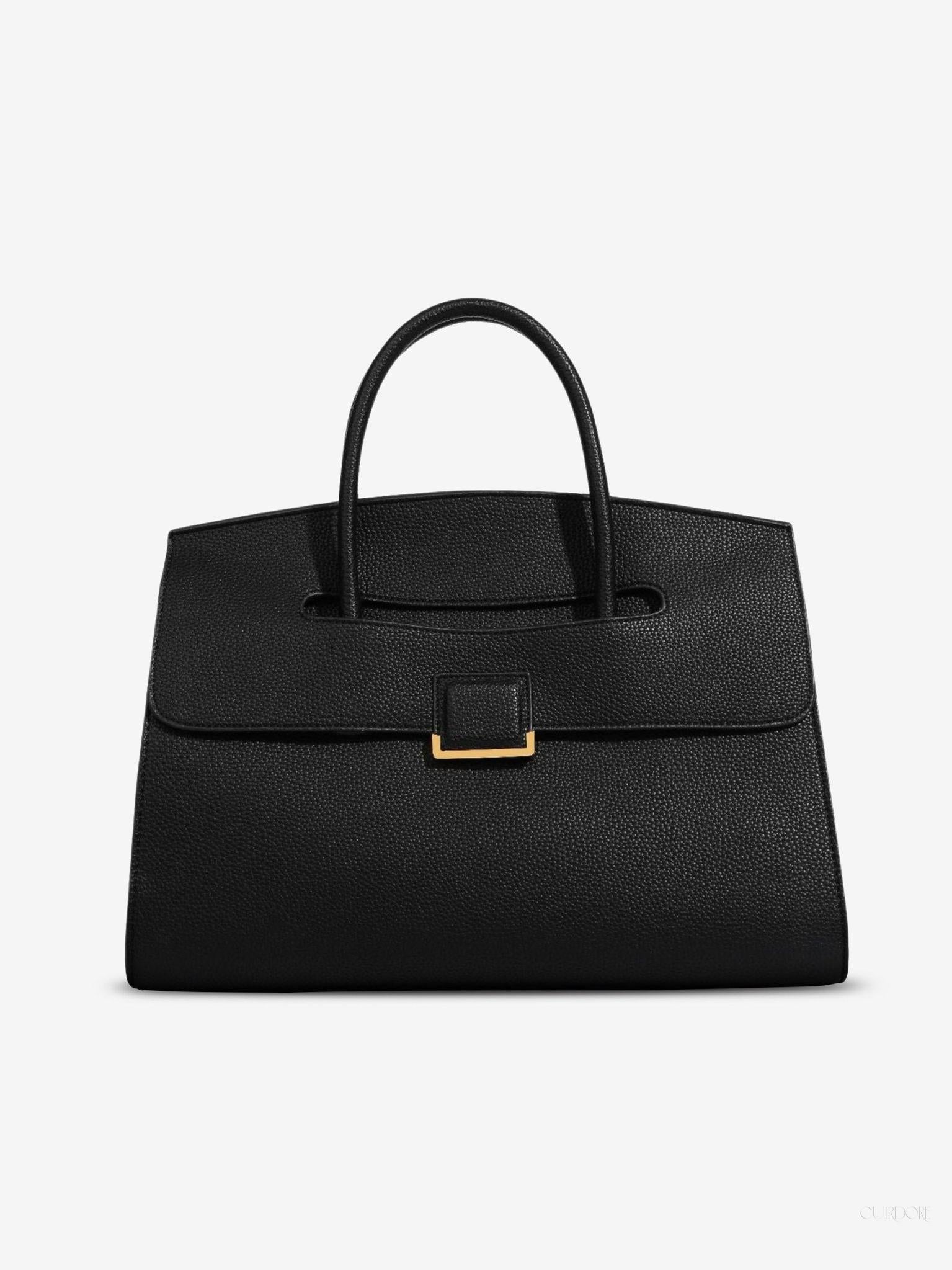 Structured Top-Handle Satchel – Elegant Classic Handbag