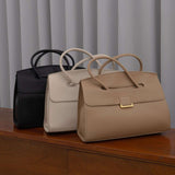 Structured Top-Handle Satchel – Elegant Classic Handbag