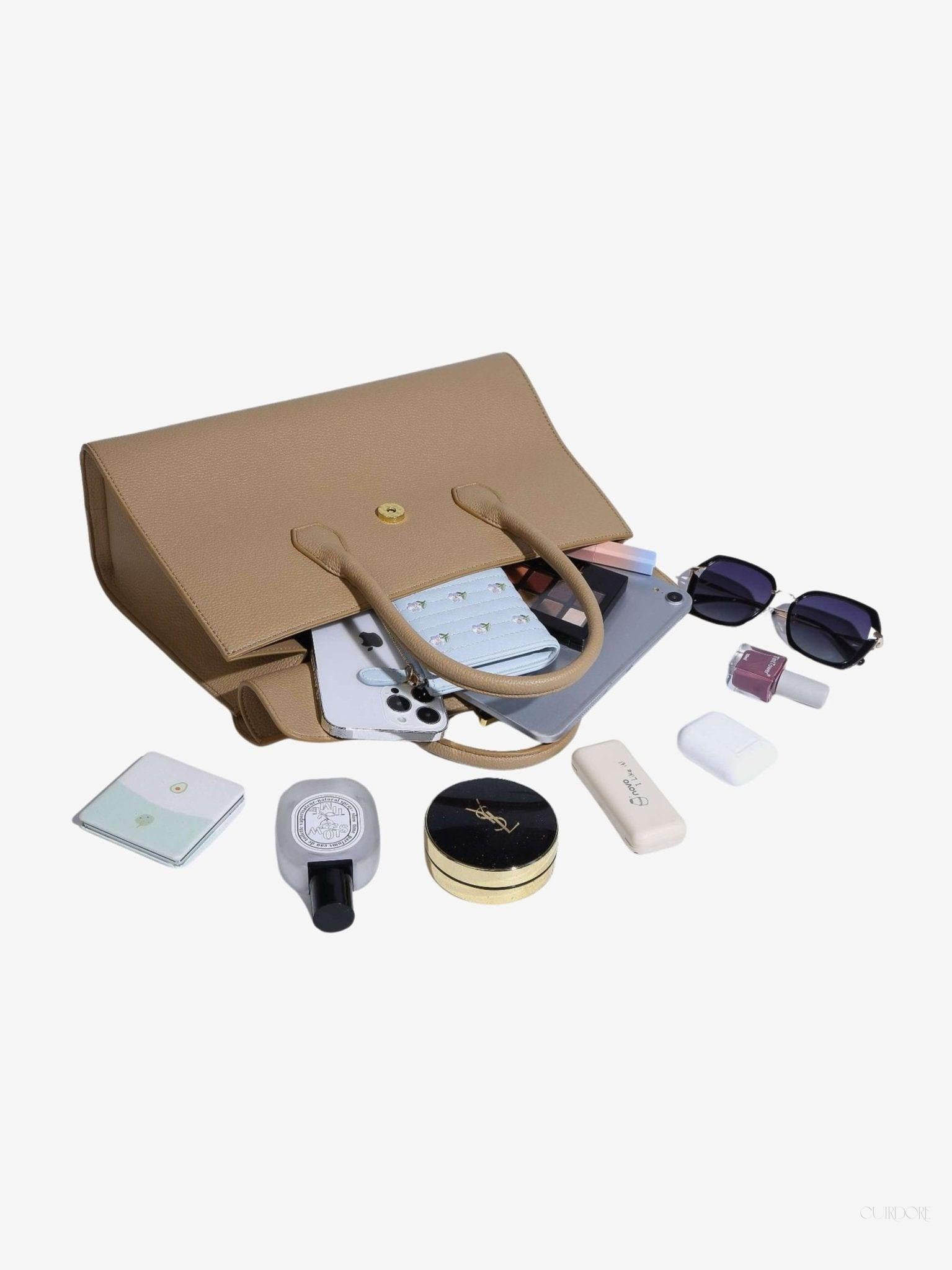 Structured Top-Handle Satchel – Elegant Classic Handbag