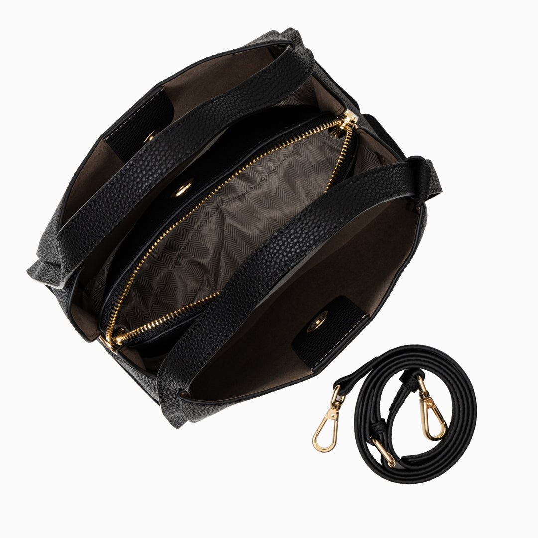 Sac à Main Alys en Cuir Minimaliste – Sac Tote Moderne avec Poignée Supérieure pour Femme