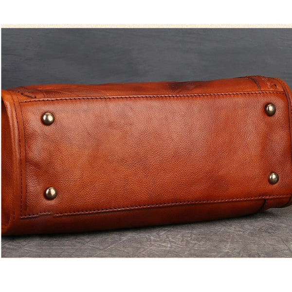 Tote Plume Cuir