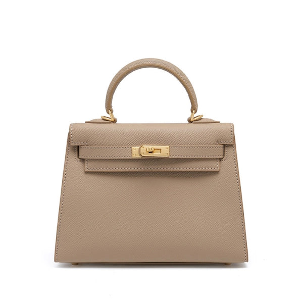 Sac Satchel Cindy en Cuir avec Poignée Supérieure – Sac à Main Classique avec Rabat et Bandoulière pour Femme