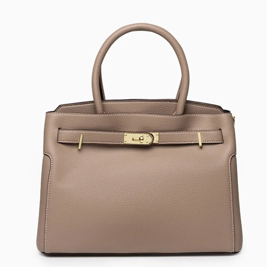 Sac Satchel Tote Structuré Élégant Olivia – Sac à Main Moyen avec Poignée Supérieure pour Femme